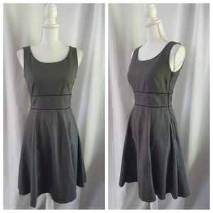 H&M Flirty Gray Career DRESS